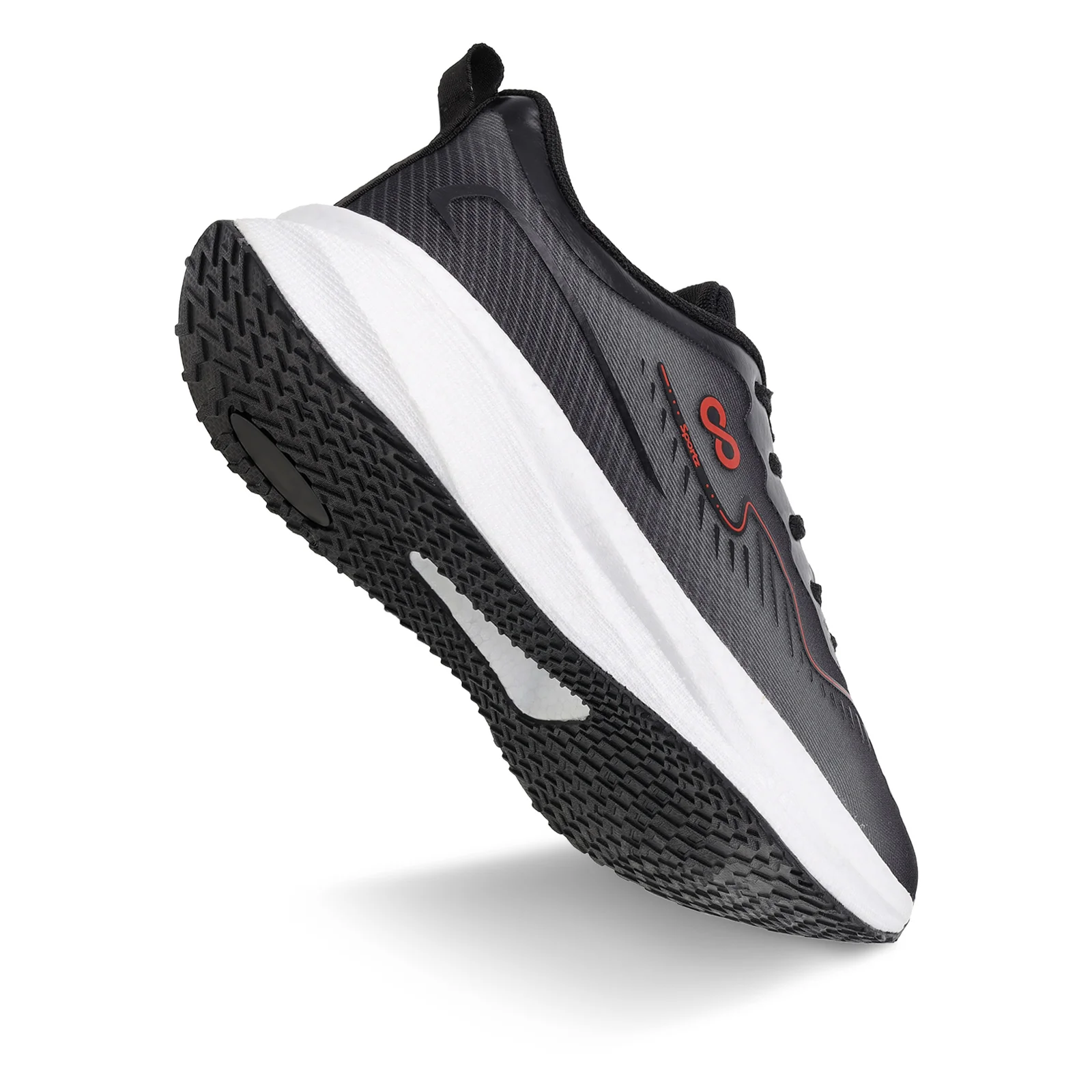Men's Active Beads Sports Shoes - WS9163 Black - Image 7