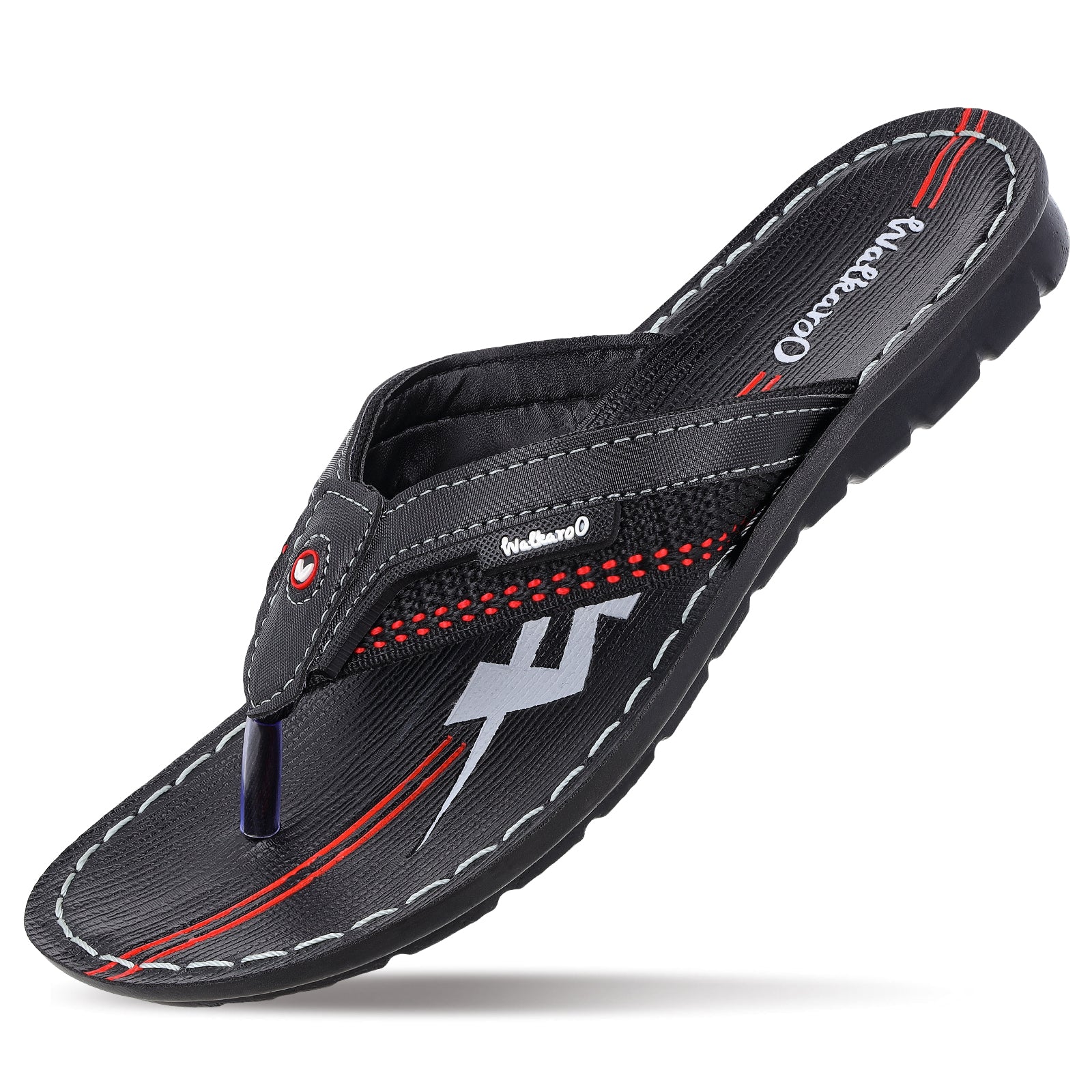 Men's Daily Wear Sandals - W1030 Black - Image 6