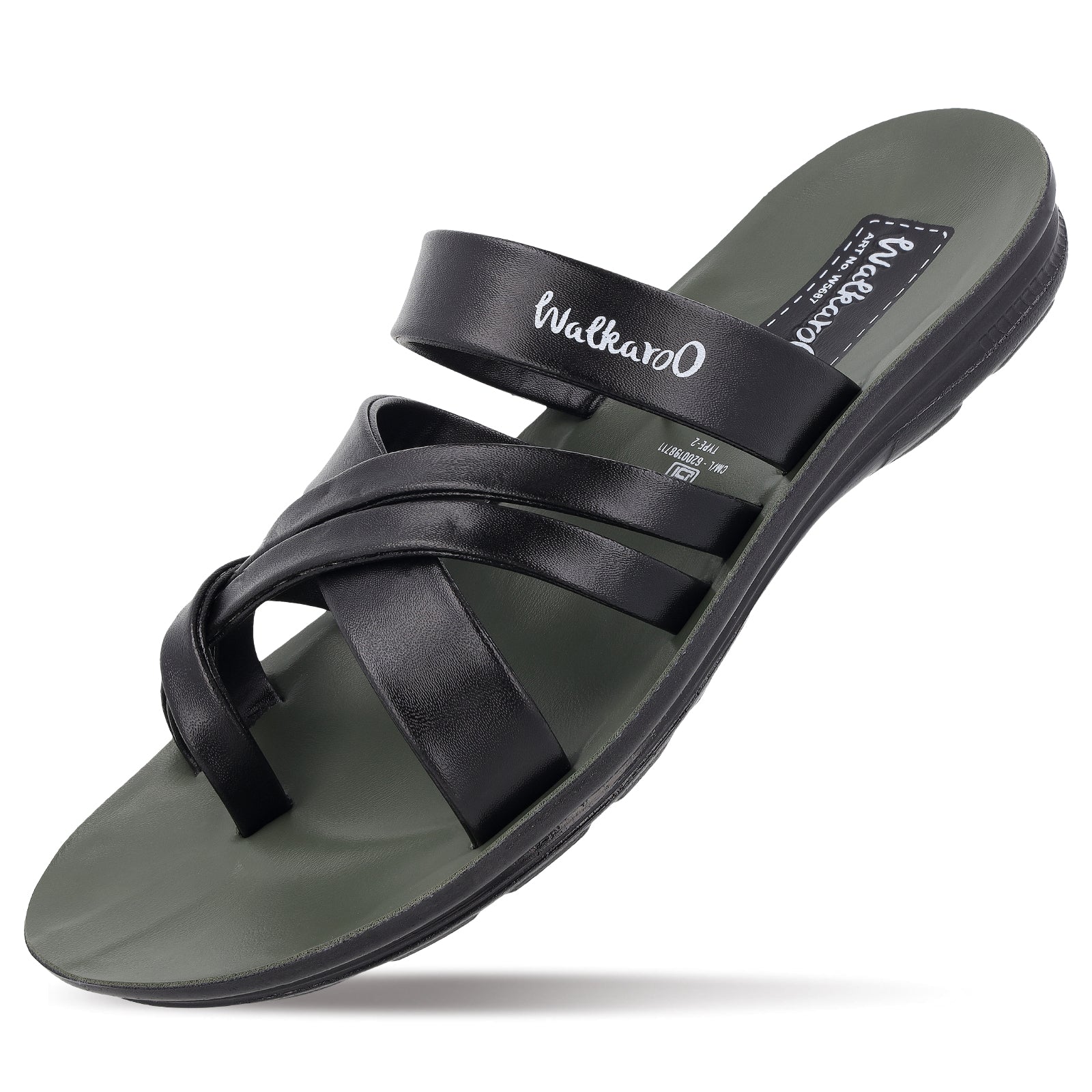 Men's Daily Wear Sandals - W5687 Green - Image 6