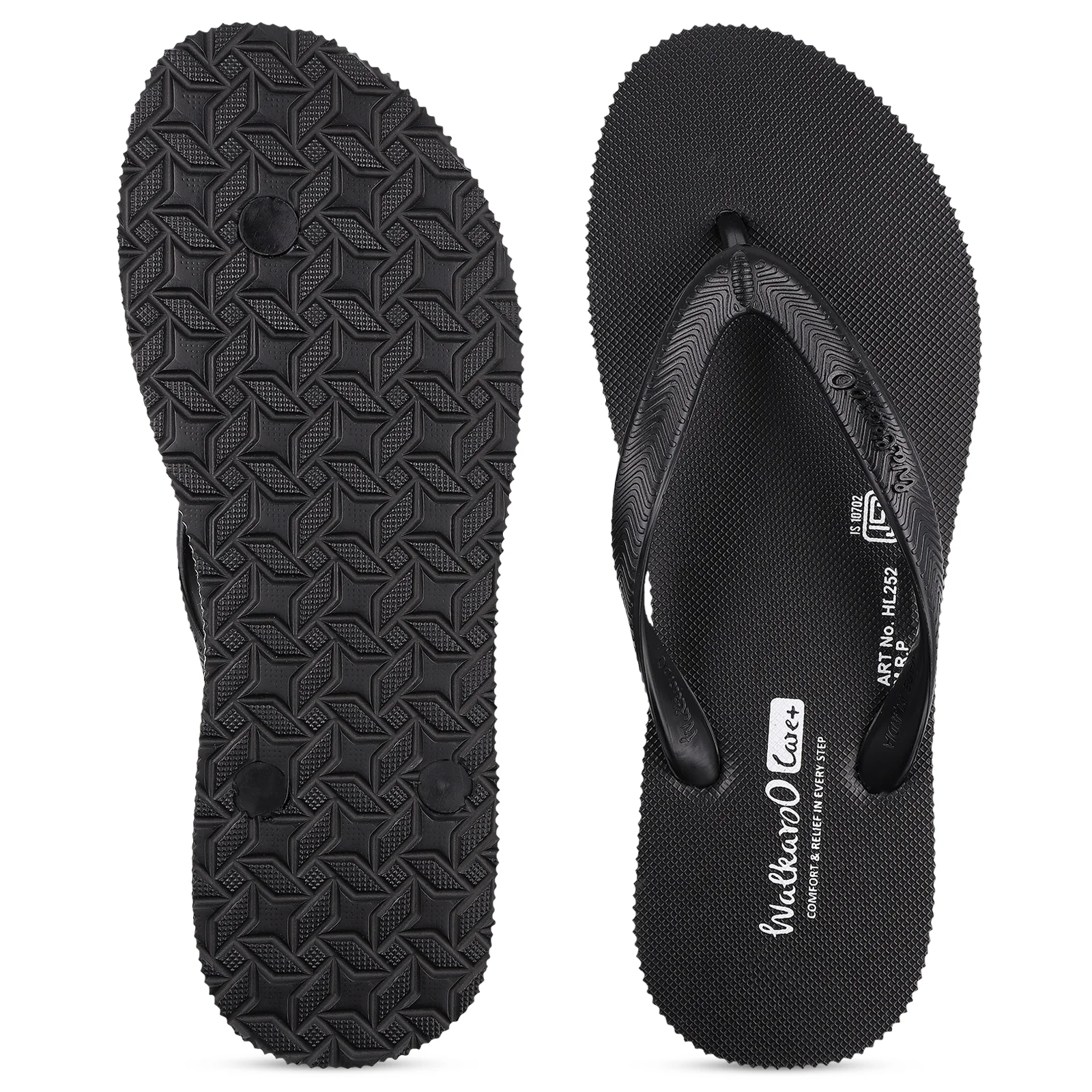 Women's Care Plus Slippers - HL252 Black - Image 2