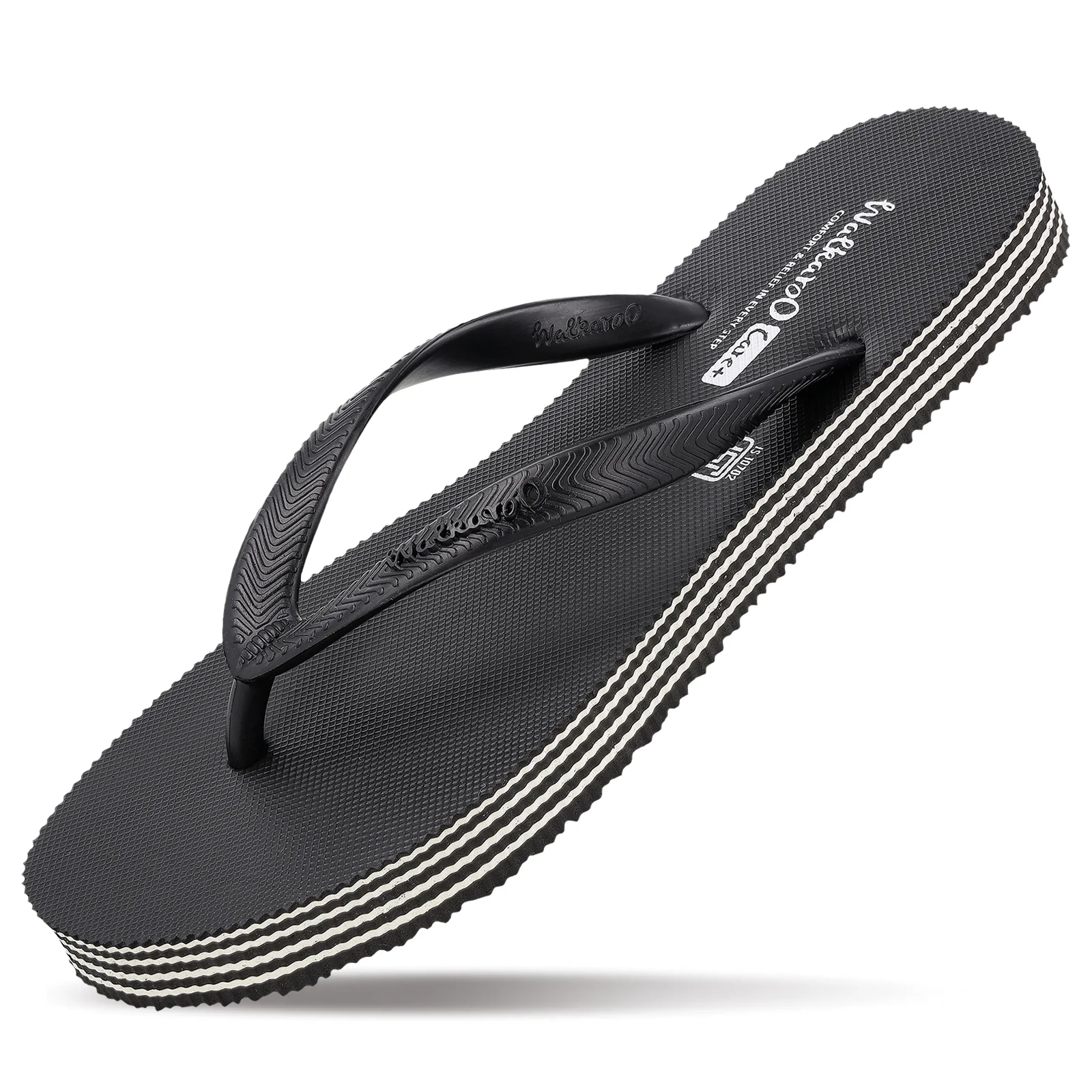 Women's Care Plus Slippers - HL252 Black - Image 5